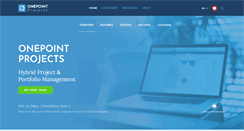 Desktop Screenshot of onepoint-projects.com