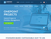 Tablet Screenshot of onepoint-projects.com